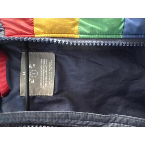 Primary Kids Rainbow Puffer Jacket Size 4T - Picture 2 of 4